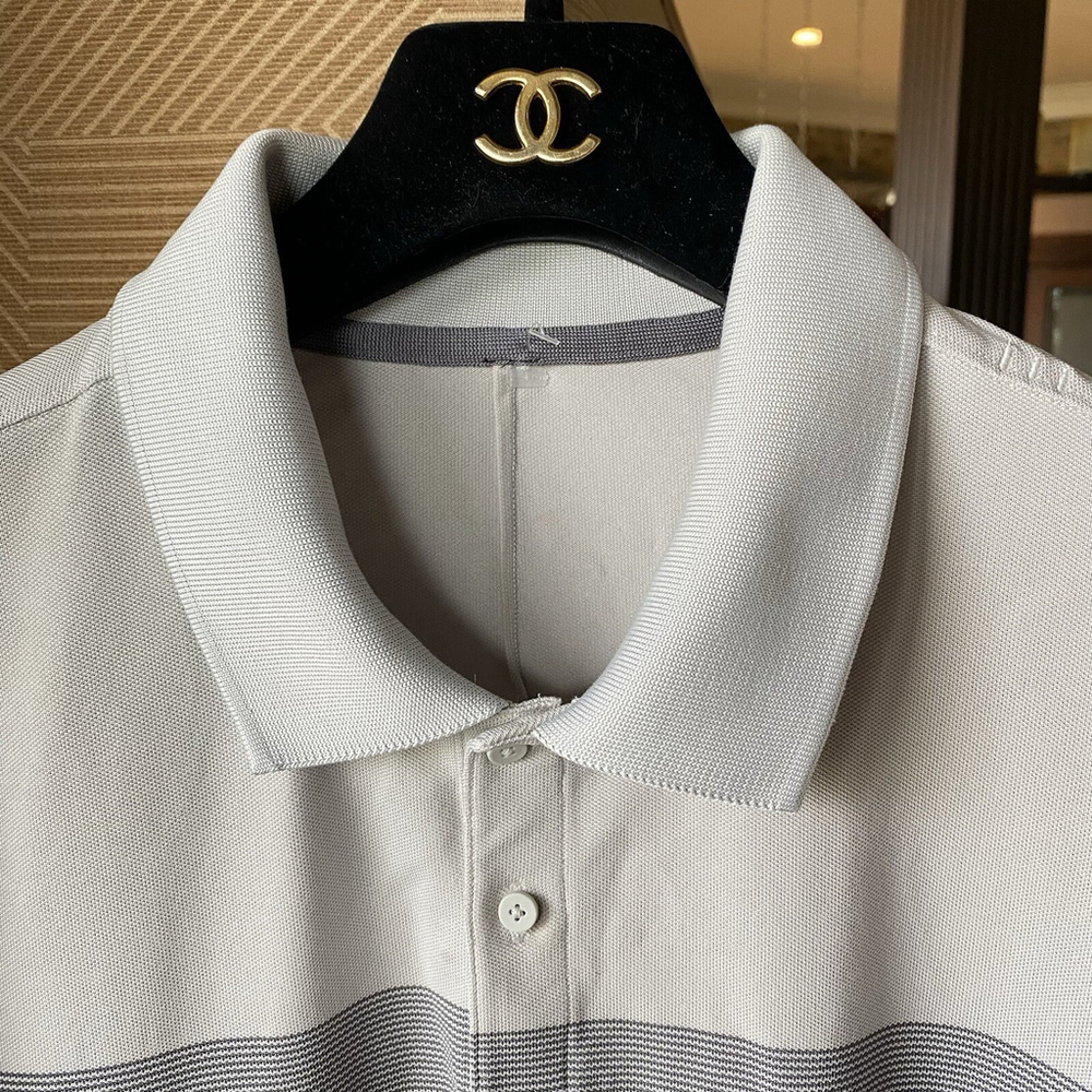 Lululemon Tech Pique Polo Shirt Live In Practice Golf Short Sleeve Mens Large M - Picture 7 of 14